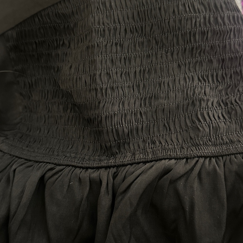 Black Ruffled Top - Picture 3 of 3